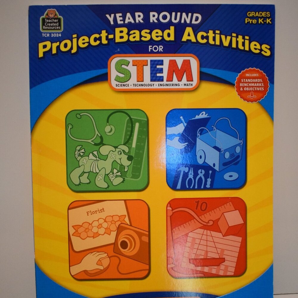 STEM Project Based Learning Book-Teacher Created Resources PreK to K - New